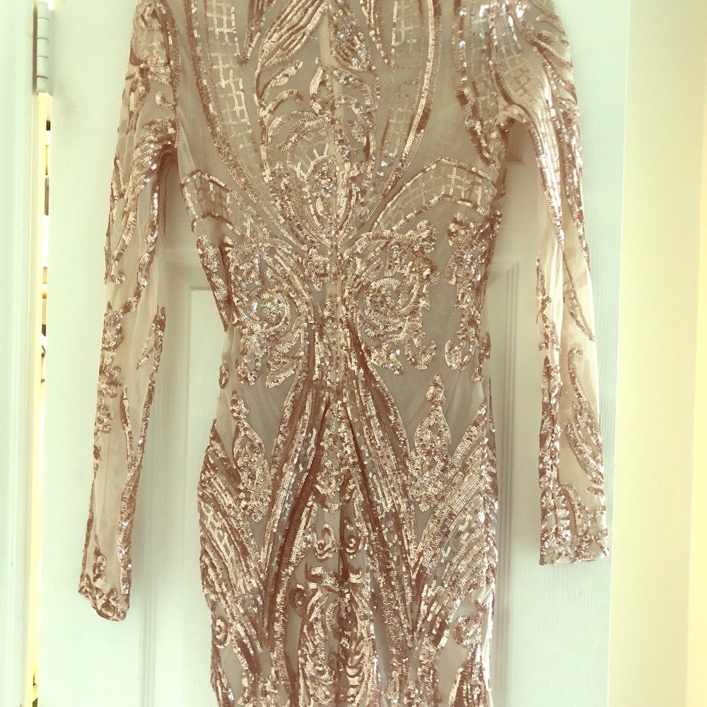 Sparkly gold dress